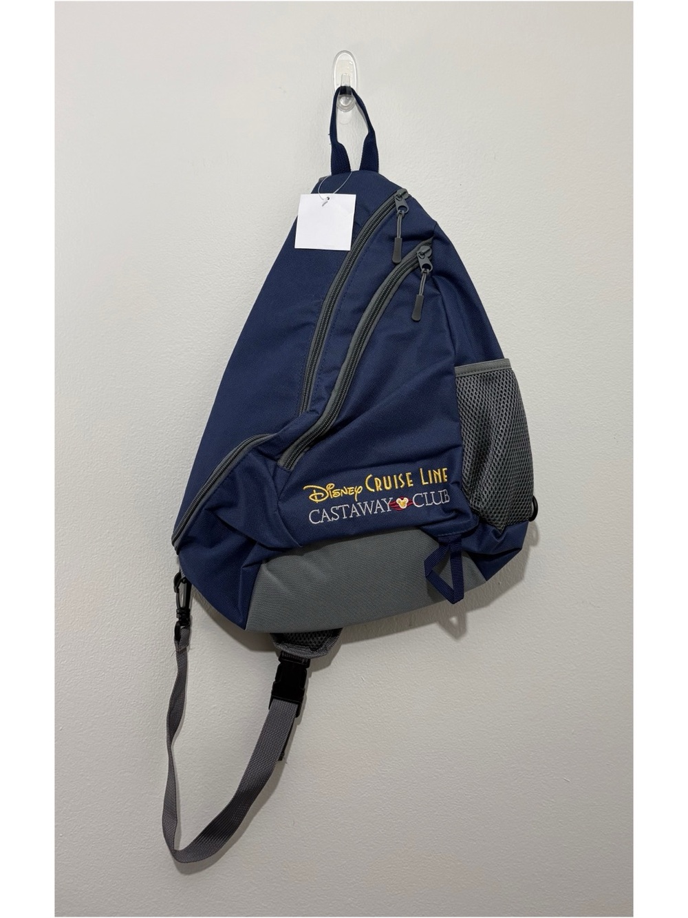 NWT Disney Cruise Line Castaway Club navy crossbody backpack